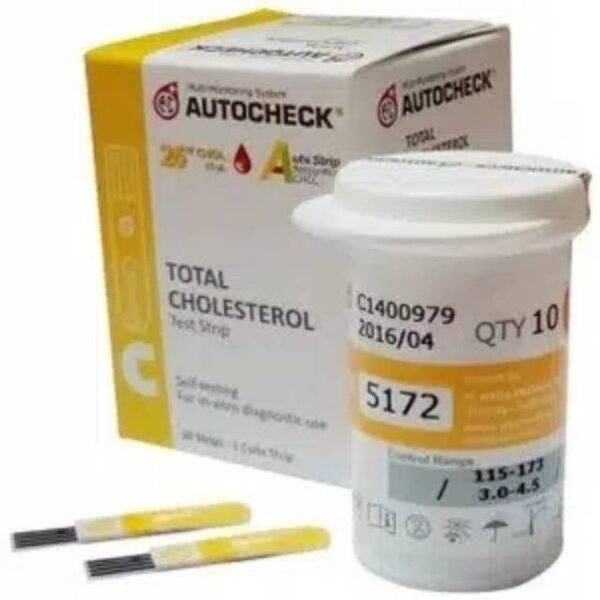 AUTO CHEK STICK KOLESTROL 10'S