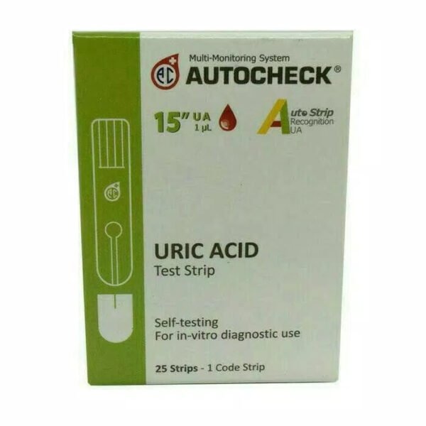 AUTO CHEK STICK URIC ACID 25'S