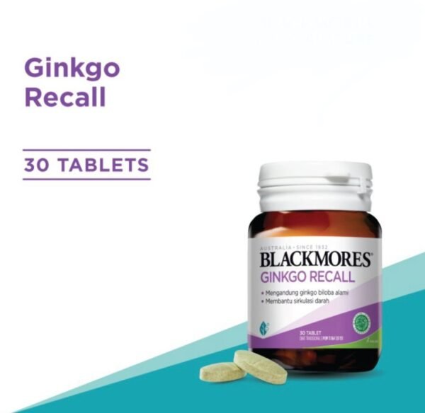 BLACKMORES GINKGO RECALL 30'S